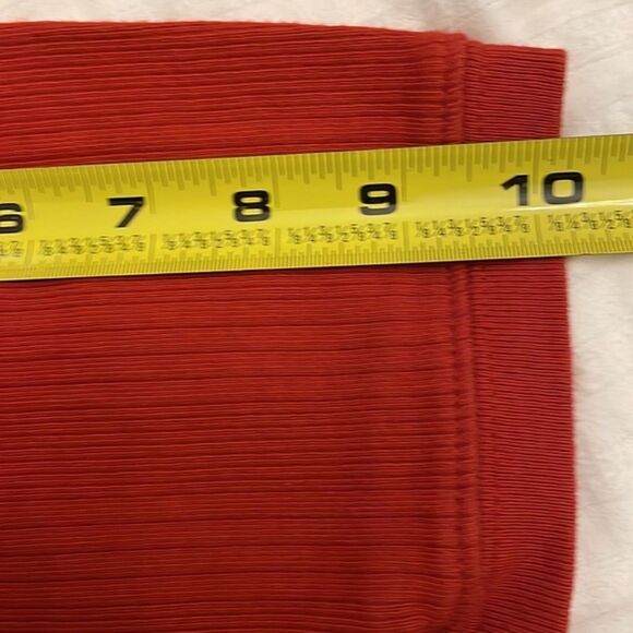 Calvin Klein Vintage Red Knit Shirt Mens Size XXL 2X Cotton Made in USA - Picture 7 of 11